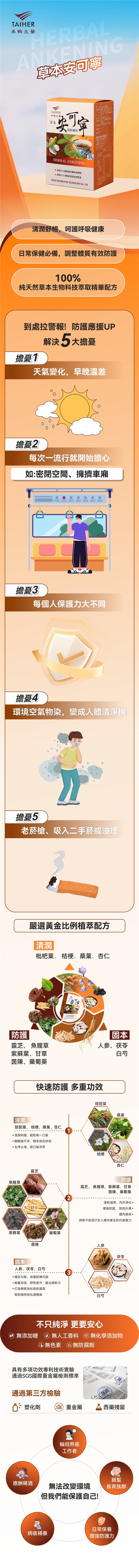 【草本安可寧】熱飲顆粒