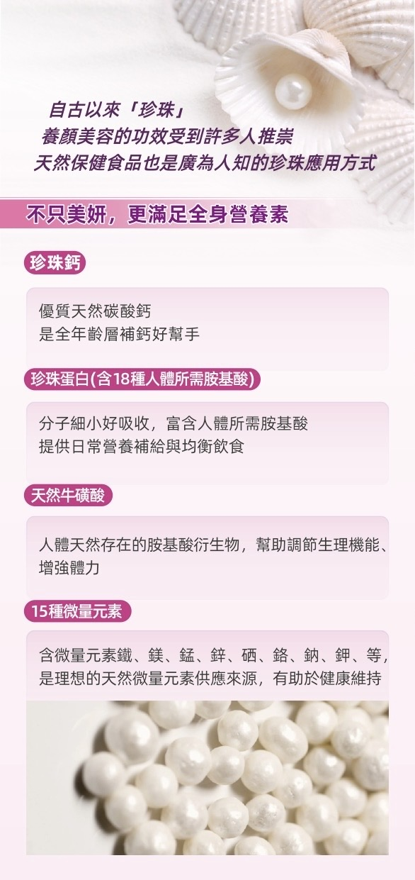 【超微珍珠粉】膠囊